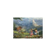 Schmidt Spiele Thomas Kinkade Studios: Disney - Mickey & Minnie in den Alpen, Puzzle(1000 Teile)