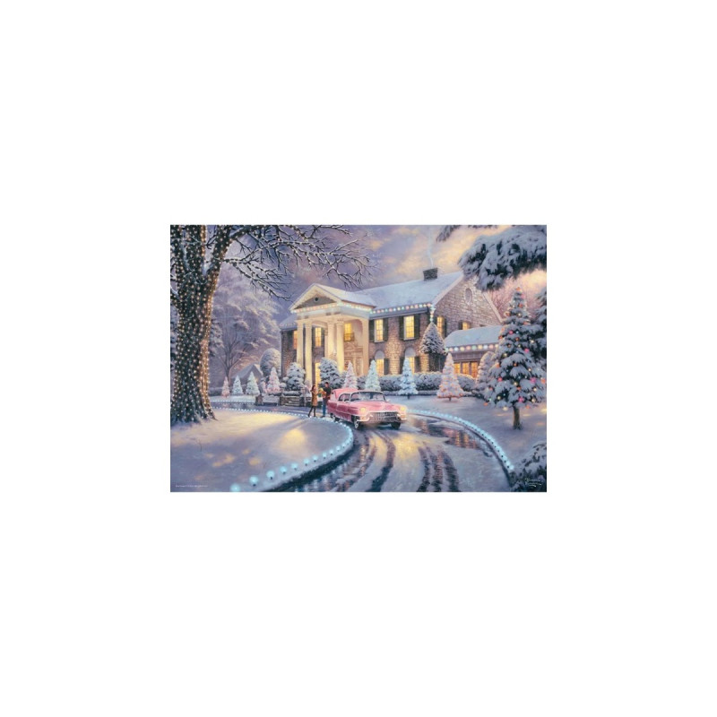 Schmidt Spiele Thomas Kinkade Studios: Graceland Christmas, Puzzle(1000 Teile)