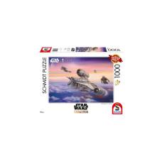 Schmidt Spiele Thomas Kinkade Studios: Star Wars The Mandalorian - Die Eskorte, Puzzle(1000 Teile)