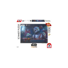 Schmidt Spiele Thomas Kinkade Studios: Star Wars The Mandalorian – Two for the Road, Puzzle(1000 Teile)