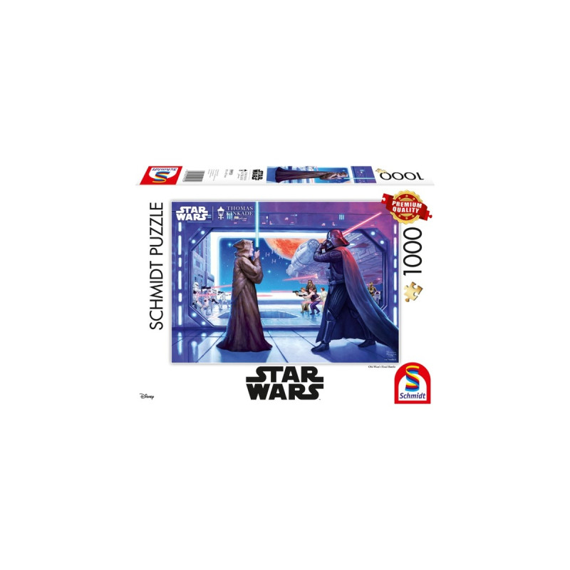 Schmidt Spiele Thomas Kinkade Studios: Star Wars - Obi Wan's letzter Kampf, Puzzle(1000 Teile)