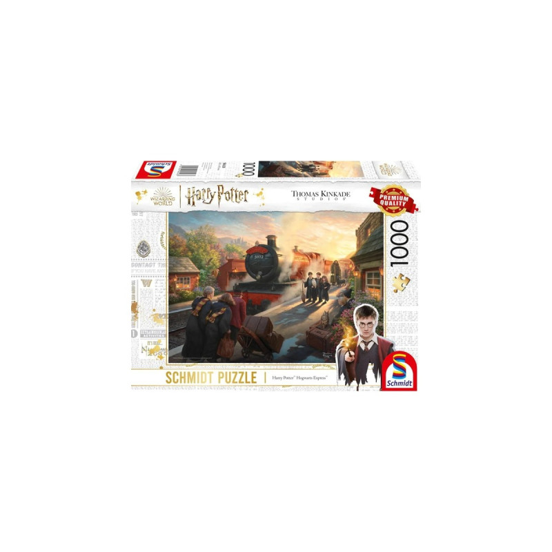 Schmidt Spiele Thomas Kinkade Studios: Wizarding World Harry Potter Hogwarts Express, Puzzle(1000 Teile)