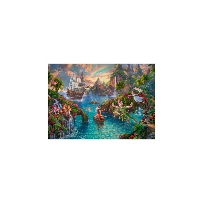 Schmidt Spiele Thomas Kinkade: Painter of Light - Disney, Peter Pan, Puzzle(1000 Teile)