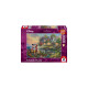 Schmidt Spiele Thomas Kinkade: Painter of Light - Disney, Sweethearts Mickey & Minnie, Puzzle(1000 Teile)
