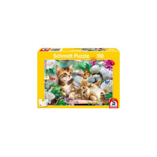 Schmidt Spiele Verspielte Katzenbabys, Puzzle(150 Teile)