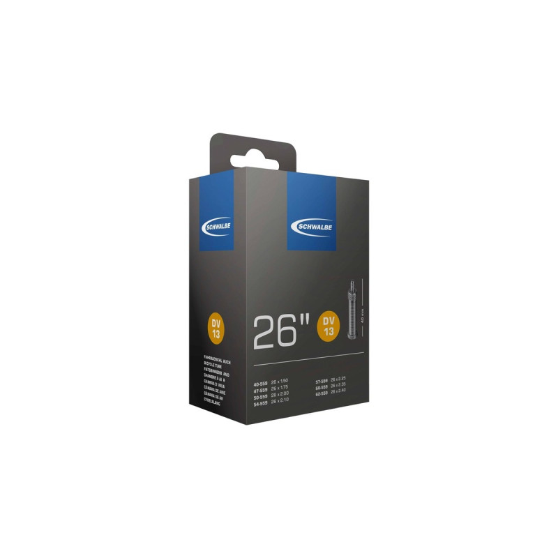 Schwalbe DV 13, Schlauch(schwarz, ETRTO 40-62/599)