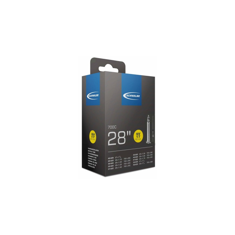 Schwalbe SV17, Schlauch(schwarz, 60mm Ventil)