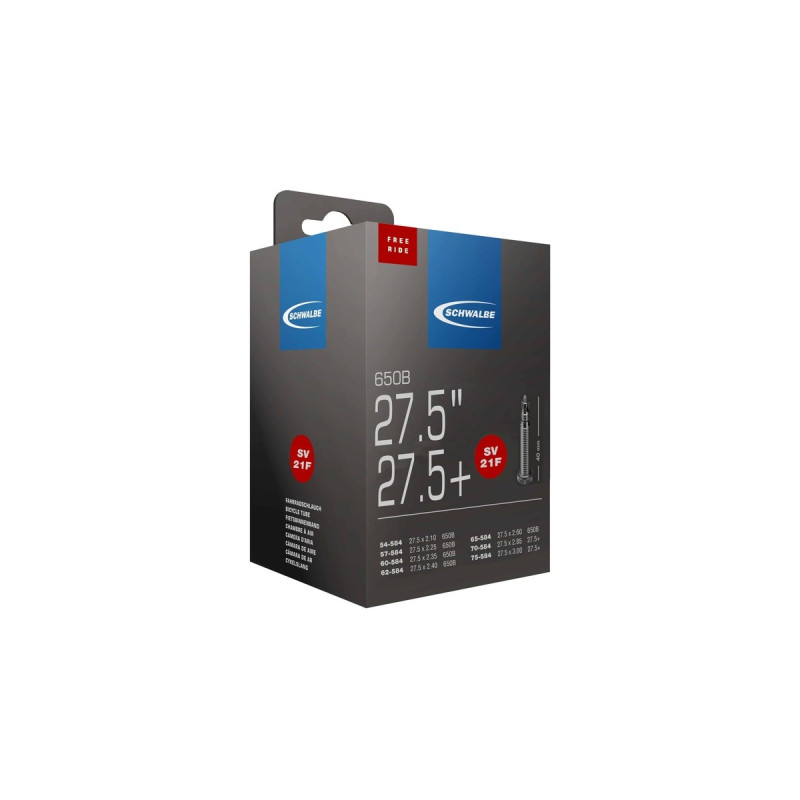 Schwalbe SV 21F, Schlauch(schwarz, ETRTO 54-75/584)