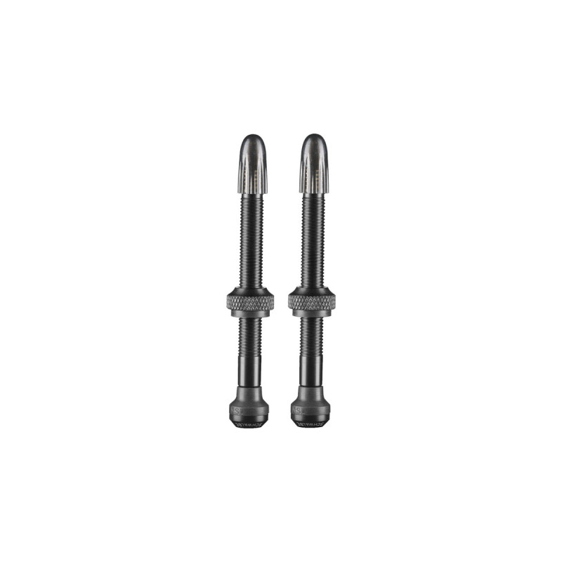Schwalbe Schwalb Tubeless-Ventil, 60mm(schwarz, 2er Set)