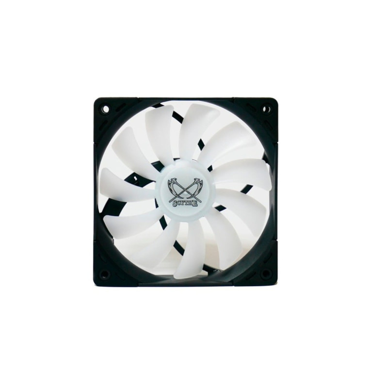 Scythe Kaze Flex 120 ARGB PWM 120x120x27, Gehäuselüfter(schwarz/transparent, 1200 U/min, Outlet)