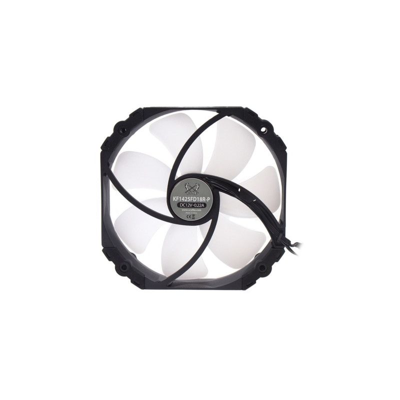 Scythe Kaze Flex 140 RGB, Gehäuselüfter(schwarz/transparent)