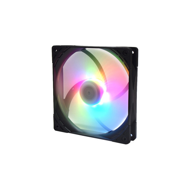 Scythe Kaze Flex 140 Square ARGB PWM 140x140x27, Gehäuselüfter(schwarz/transparent, 1200 U/min)