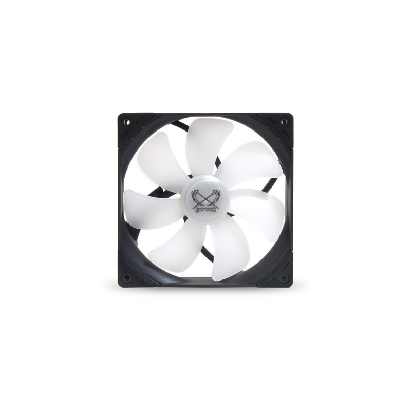 Scythe Kaze Flex 140 Square ARGB PWM 140x140x27, Gehäuselüfter(schwarz/transparent, 1200 U/min)