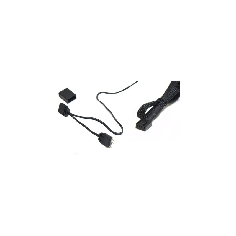 Scythe Kaze Flex 140 Square ARGB PWM 140x140x27, Gehäuselüfter(schwarz/transparent, 1200 U/min)