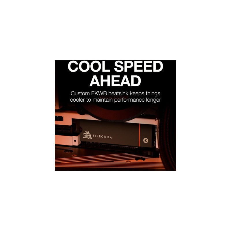 Seagate FireCuda 530 1 TB mit Kühlkörper, SSD(schwarz, PCIe 4.0 x4, NVMe 1.4, M.2 2280)