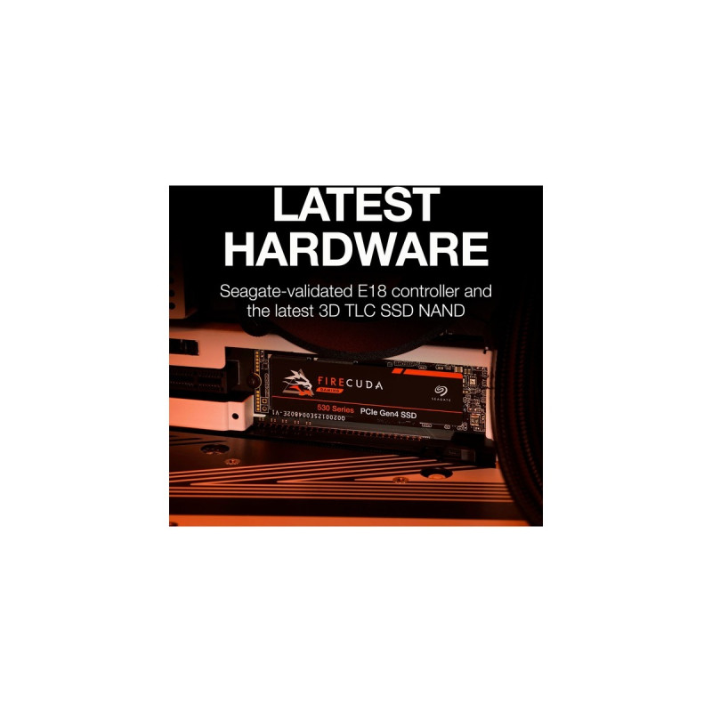 Seagate FireCuda 530 4 TB, SSD(PCIe 4.0 x4, NVMe 1.4, M.2 2280)