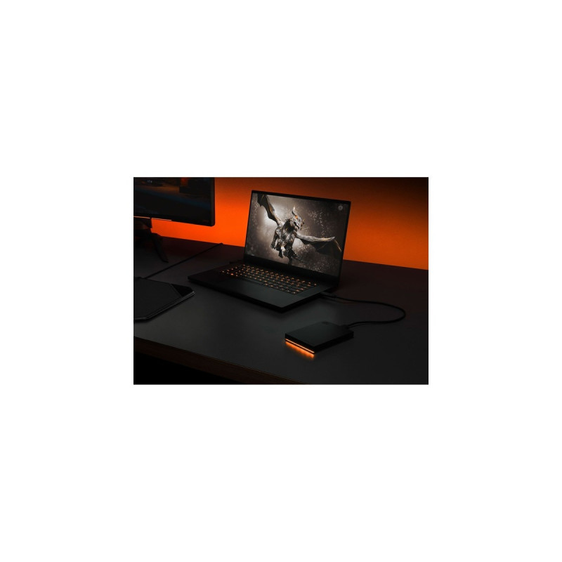 Seagate FireCuda Gaming HDD 5 TB, Externe Festplatte(schwarz, Micro-USB-B 3.2 Gen 1 (5 Gbit/s))