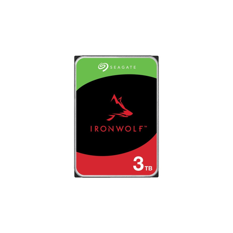 Seagate IronWolf NAS 3 TB CMR, Festplatte(SATA 6 Gb/s, 3,5