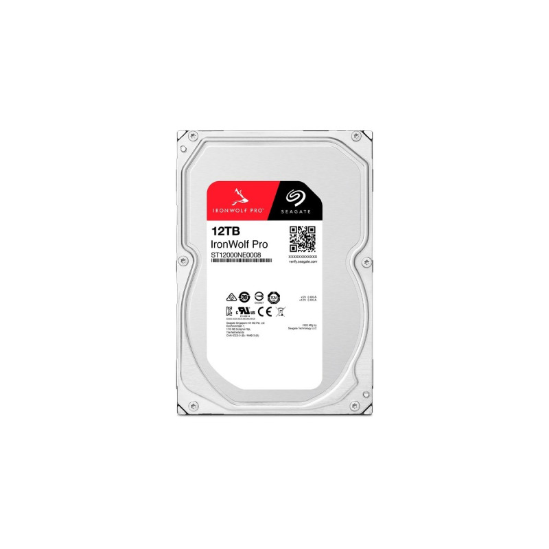 Seagate IronWolf Pro NAS 12 TB CMR, Festplatte(SATA 6 Gb/s, 3,5