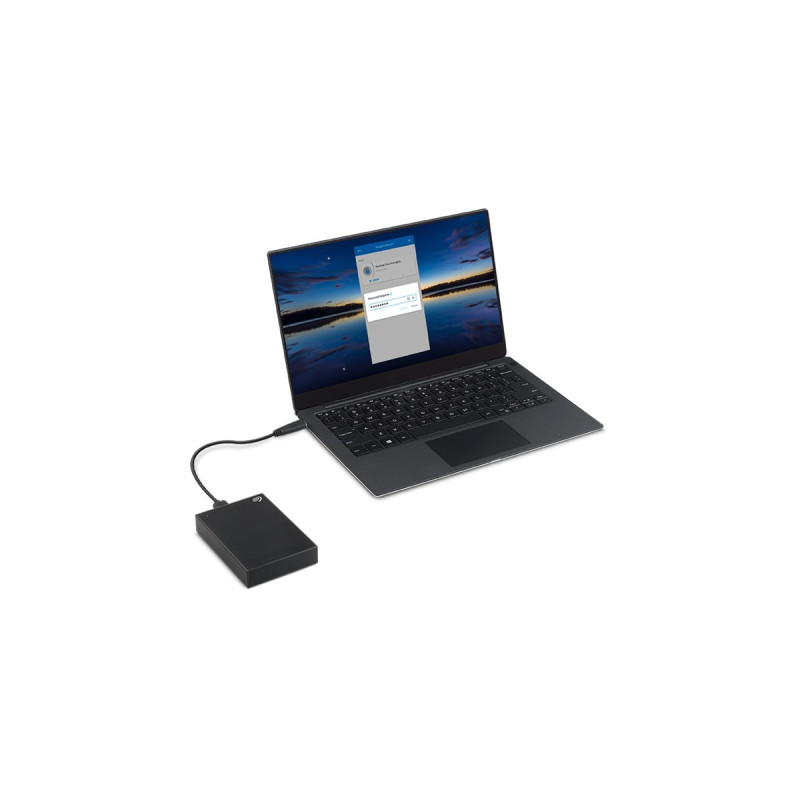 Seagate One Touch mit Kennwort 4 TB, Externe Festplatte(schwarz, Micro-USB-B 3.2 Gen 1 (5 Gbit/s))