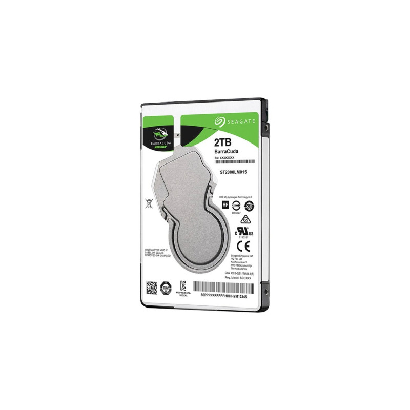 Seagate ST2000LM015 2 TB, Festplatte(SATA 6 Gb/s, 2,5