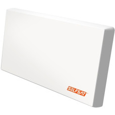 SelfSat H22D4+ mit austauschbaren Quad LNB, Antenne(weiß)