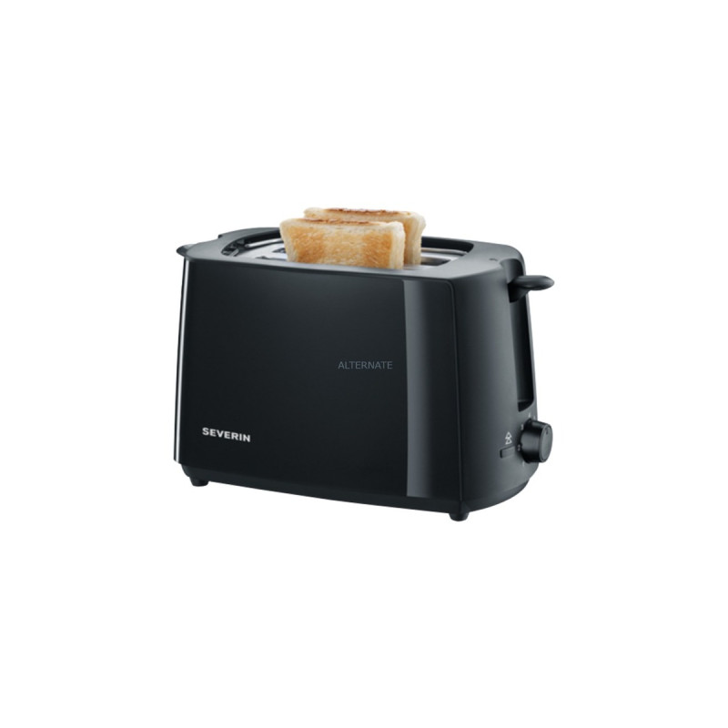 Severin Automatik-Toaster AT 2287(schwarz, 700 Watt, für 2 Scheiben Toast)