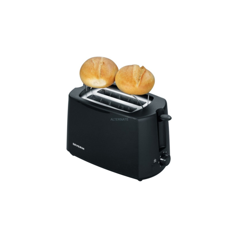Severin Automatik-Toaster AT 2287(schwarz, 700 Watt, für 2 Scheiben Toast)