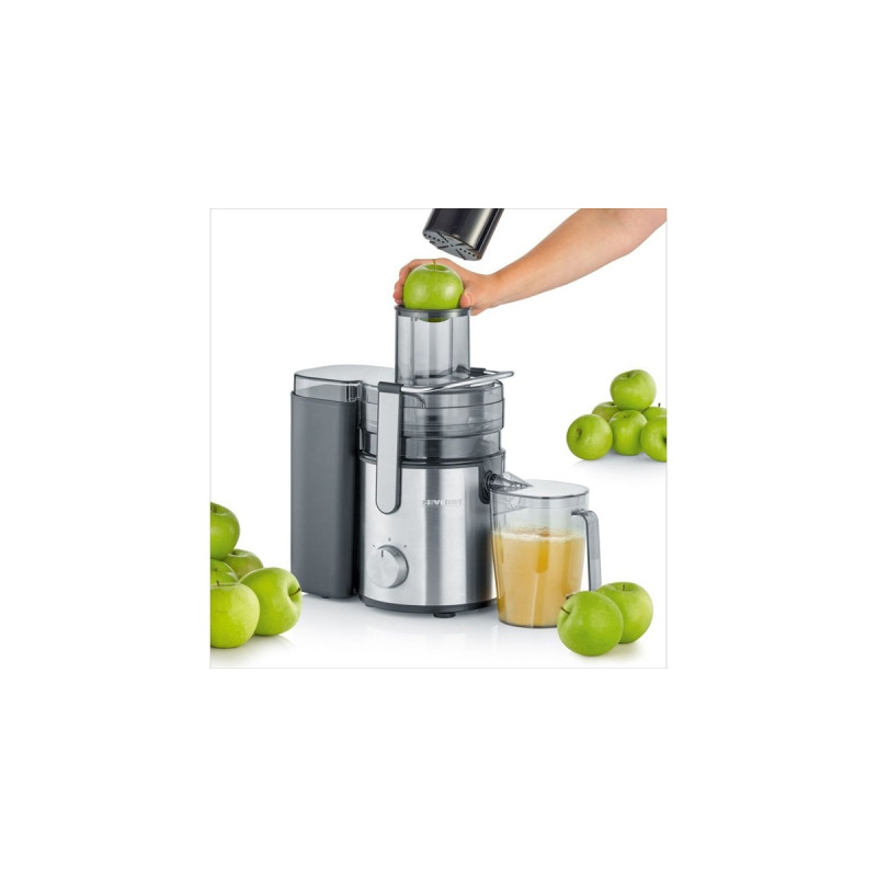 Severin Entsafter ES 3570(edelstahl/schwarz, 800 Watt)