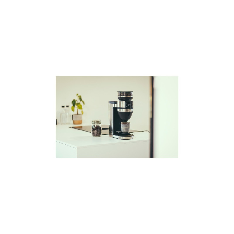 Severin KA 4850, Filtermaschine(schwarz (matt)/edelstahl (gebürstet), inkl. Glaskanne)