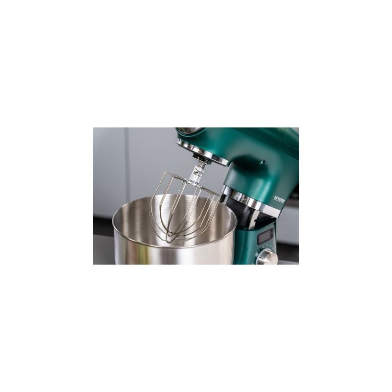 Severin Küchenmaschine KM 3896 Limited Edition(grün/edelstahl (gebürstet), 1.000 Watt, Timer)