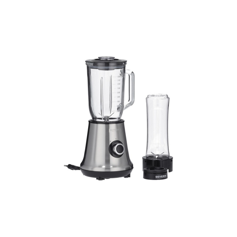 Severin Smoothie Mix & Go SM 3737, Standmixer(silber)