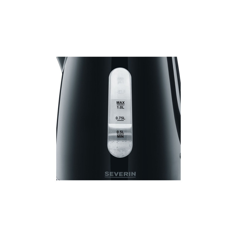 Severin WK 3410, Wasserkocher(schwarz, 1,0 Liter)