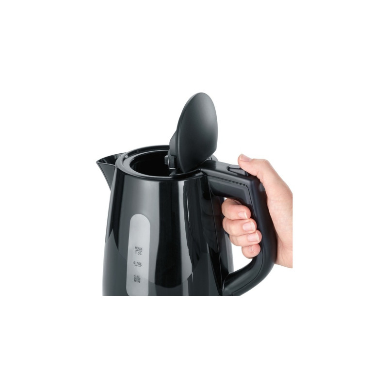 Severin WK 3410, Wasserkocher(schwarz, 1,0 Liter)