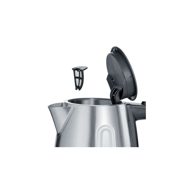 Severin Wasserkocher WK 3469(edelstahl (gebürstet)/schwarz, 1 Liter)