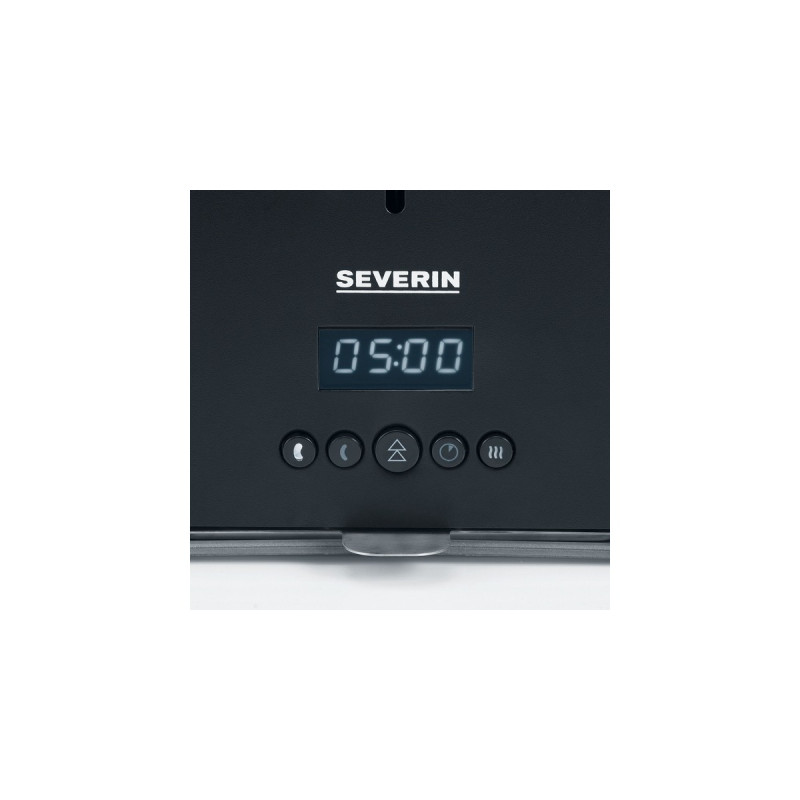 Severin Wurster WT 5005, Elektrogrill(schwarz/grau, 2.000 Watt, Würstchengrill)