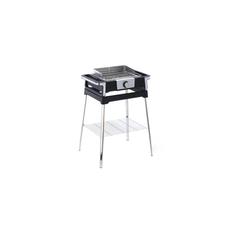 Severin eBBQ Elektrogrill SENOA BOOST S, mit Stand(schwarz/edelstahl, 3.000 Watt, mit BoostZone)