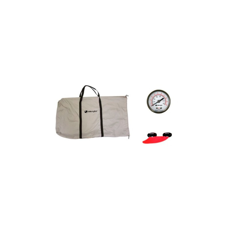 Sevylor Adventure Kajak Kit, Schlauchboot(dunkelblau/grau, 314 x 88cm, Set mit Paddel)