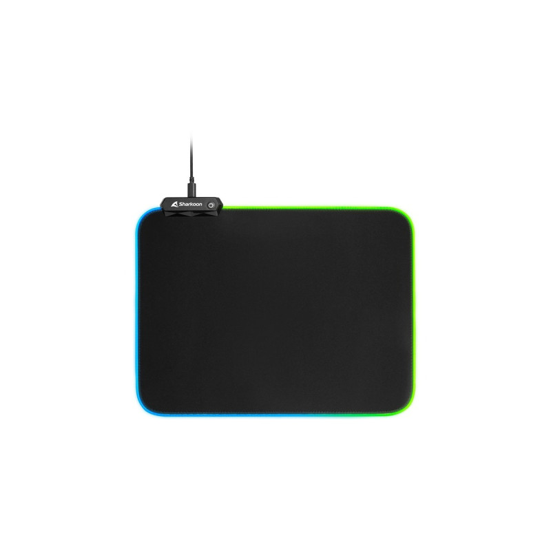 Sharkoon 1337 RGB V2 Gaming Mat 360, Gaming-Mauspad(schwarz)