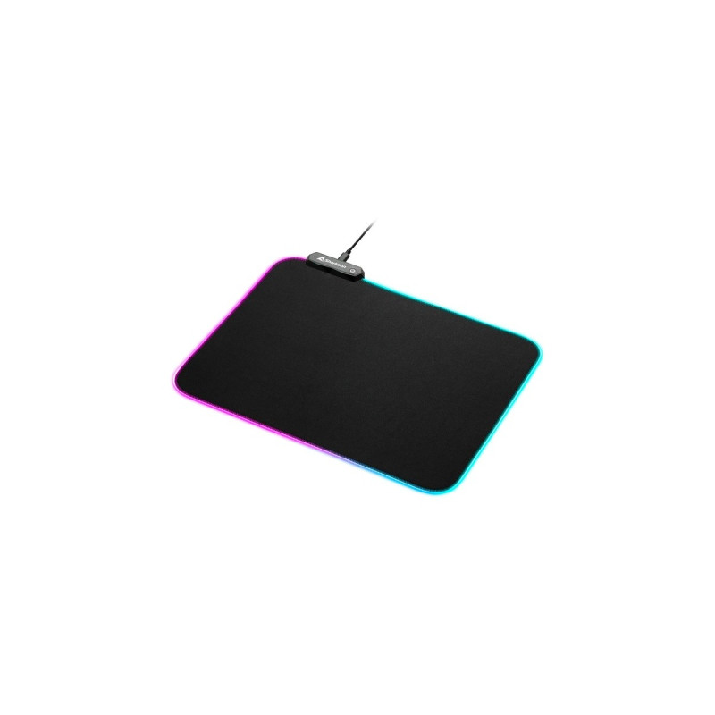 Sharkoon 1337 RGB V2 Gaming Mat 360, Gaming-Mauspad(schwarz)