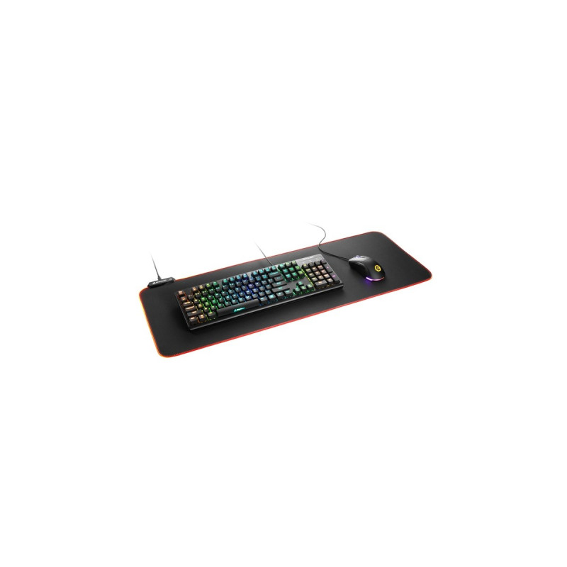 Sharkoon 1337 RGB V2 Gaming Mat 800, Gaming-Mauspad(schwarz)