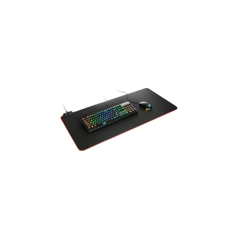 Sharkoon 1337 RGB V2 Gaming Mat 900, Gaming-Mauspad(schwarz)