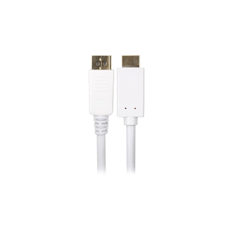 HDMI 4K Stecker(weiß, 1 Meter)
