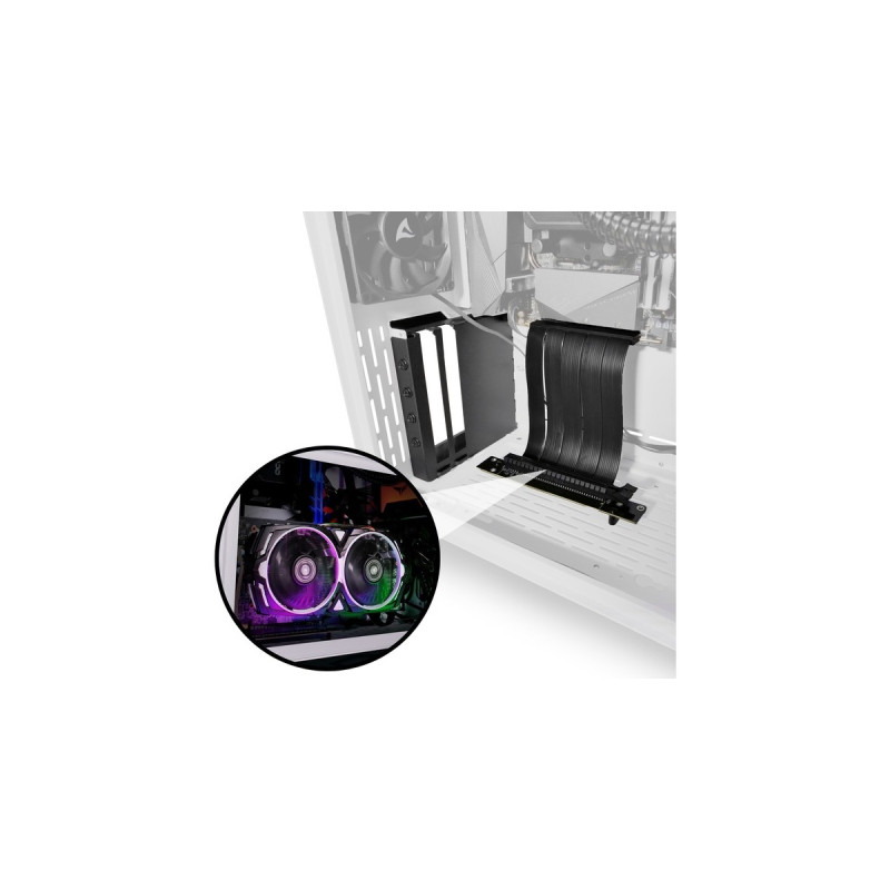 Sharkoon Compact VGCK, Riser Card(schwarz, für MS-Y/Z1000 PC-Gehäuse)