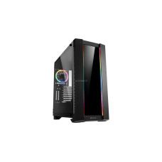 Sharkoon ELITE SHARK CA200G, Big-Tower-Gehäuse(schwarz, Tempered Glass)