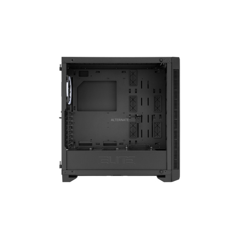 Sharkoon ELITE SHARK CA200M, Big-Tower-Gehäuse(schwarz, Tempered Glass)