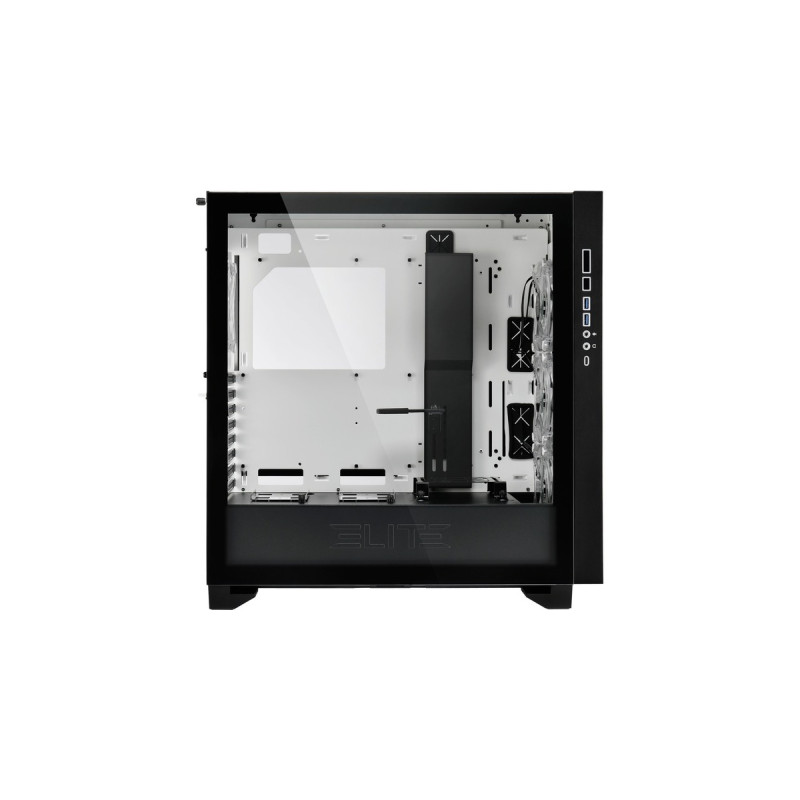 Sharkoon ELITE SHARK CA300H White, Big-Tower-Gehäuse(weiß, 2x gehärtetes Glas)