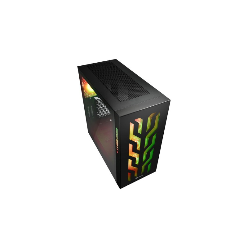 Sharkoon ELITE SHARK CA300T, Big-Tower-Gehäuse(schwarz, 2x gehärtetes Glas)