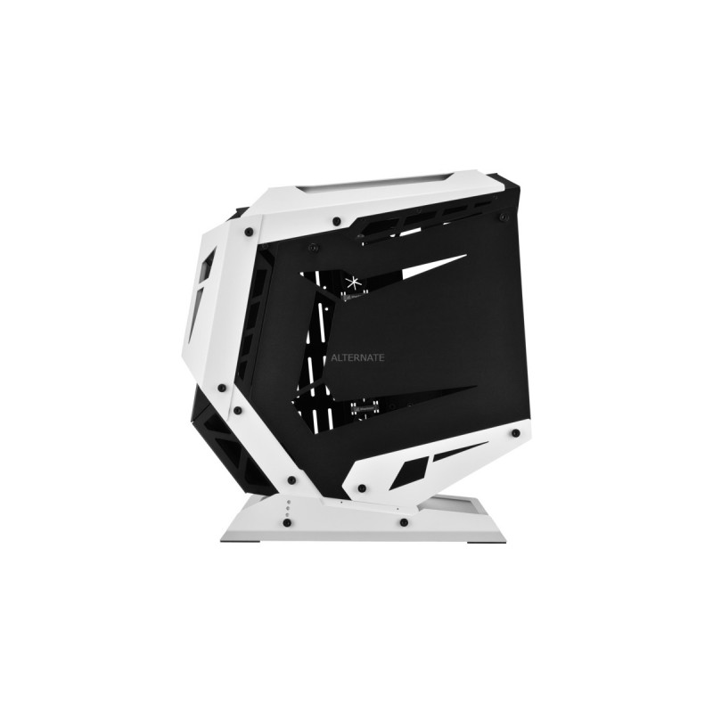 Sharkoon ELITE SHARK CA700, Tower-Gehäuse(schwarz/weiß, Seitenteil aus gehärtetem Glas)