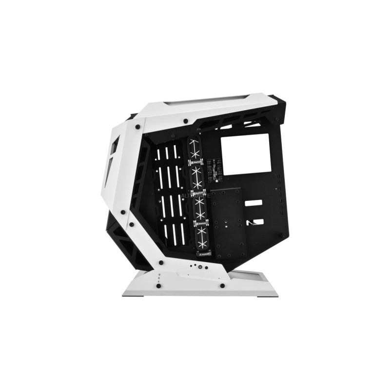 Sharkoon ELITE SHARK CA700, Tower-Gehäuse(schwarz/weiß, Seitenteil aus gehärtetem Glas)